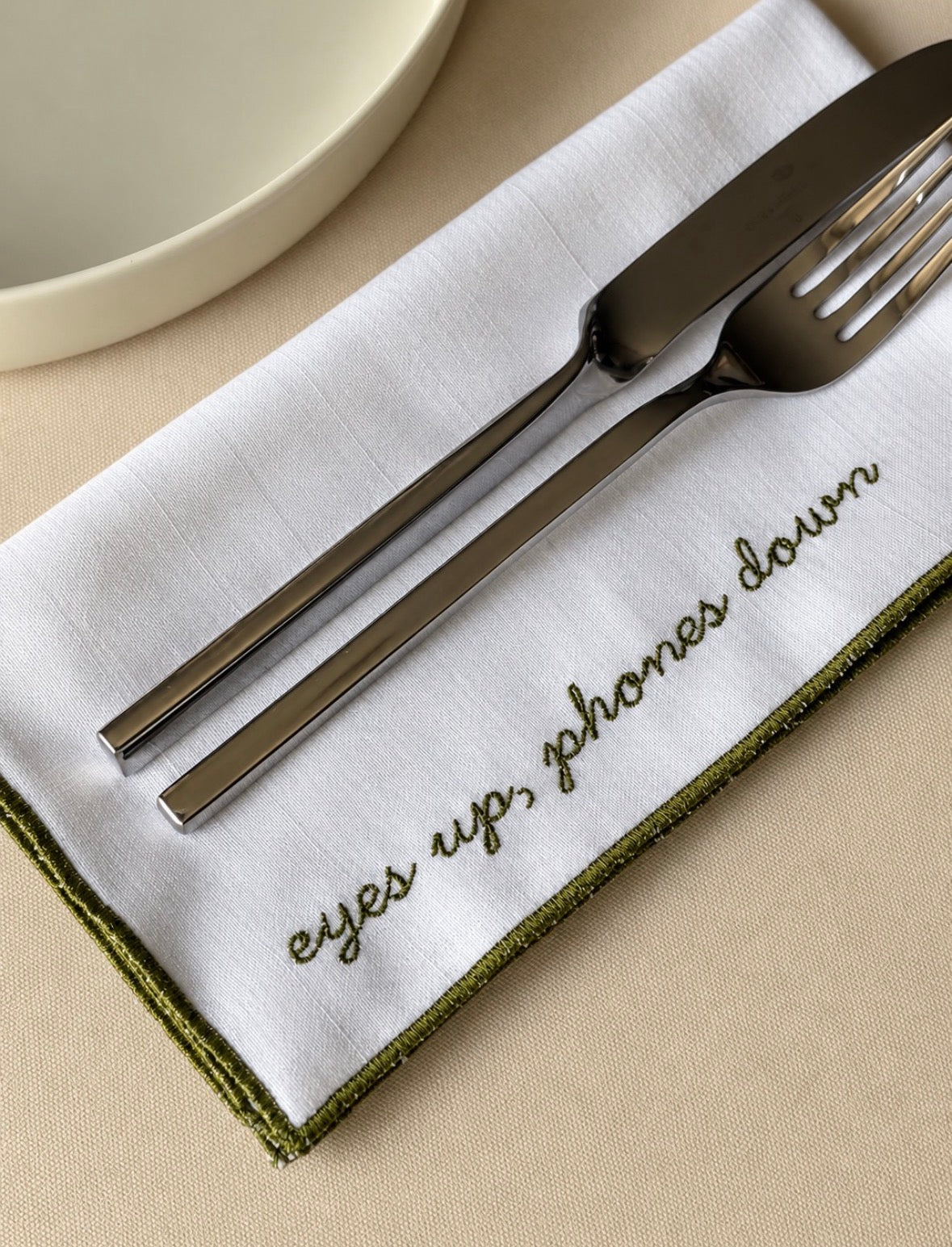 table rules napkins