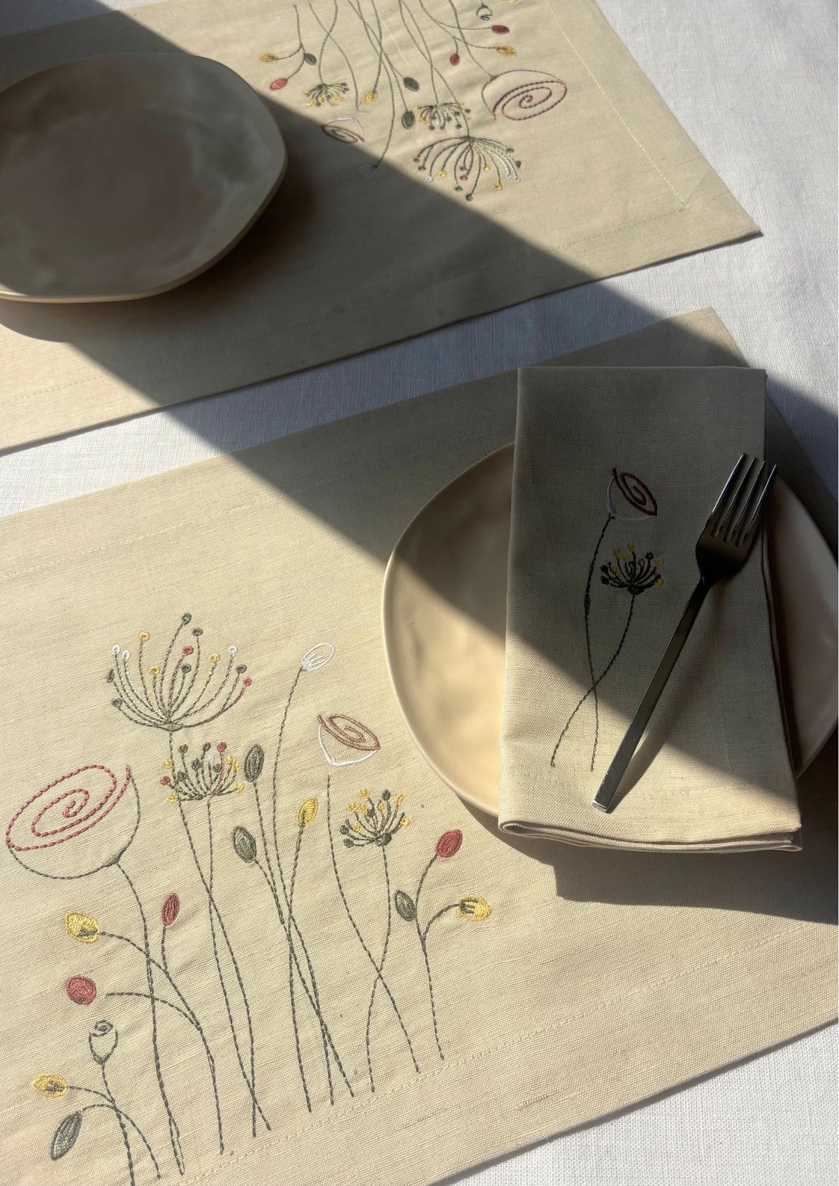 wildflower placemat