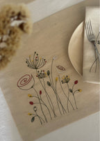 wildflower placemat