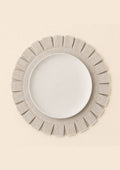 round pleated placemat
