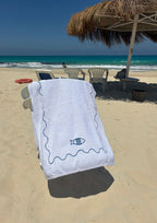 seaside summer towel