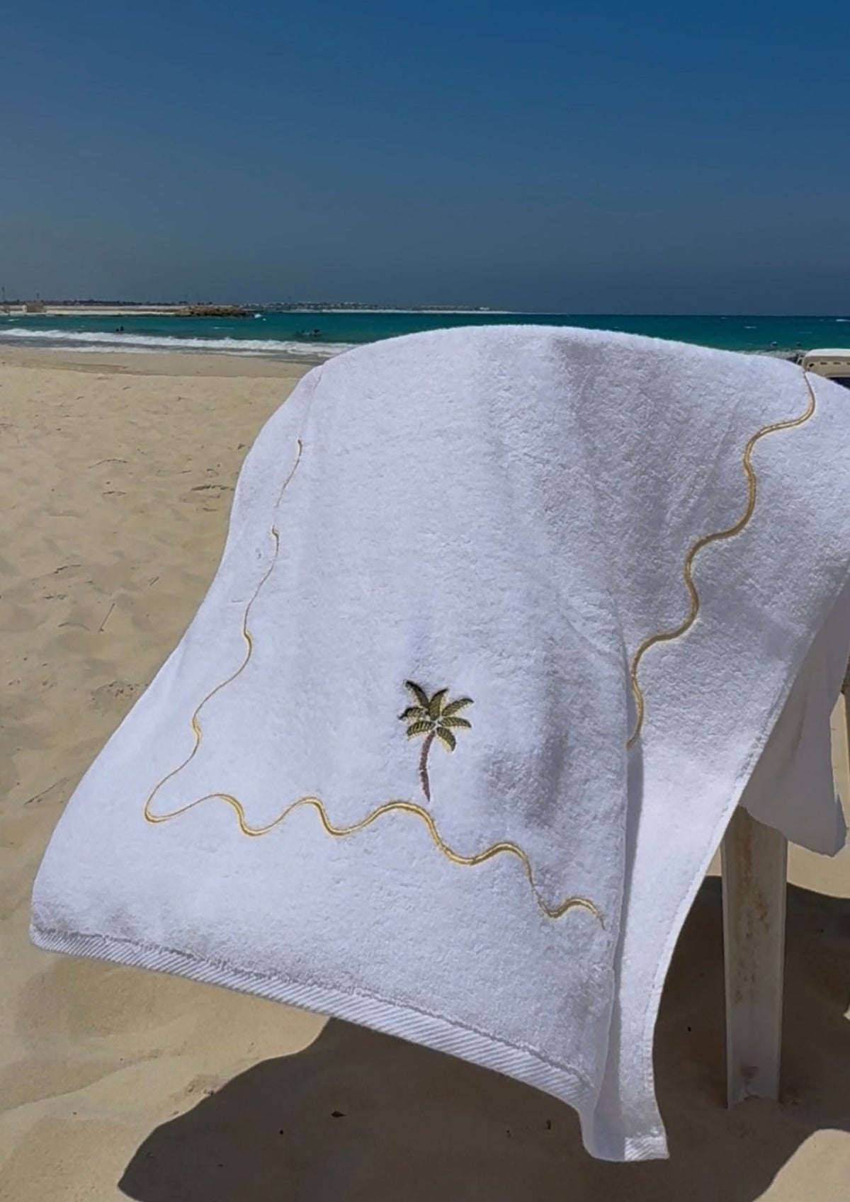 seaside summer towel