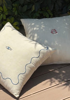 seaside throw pillows