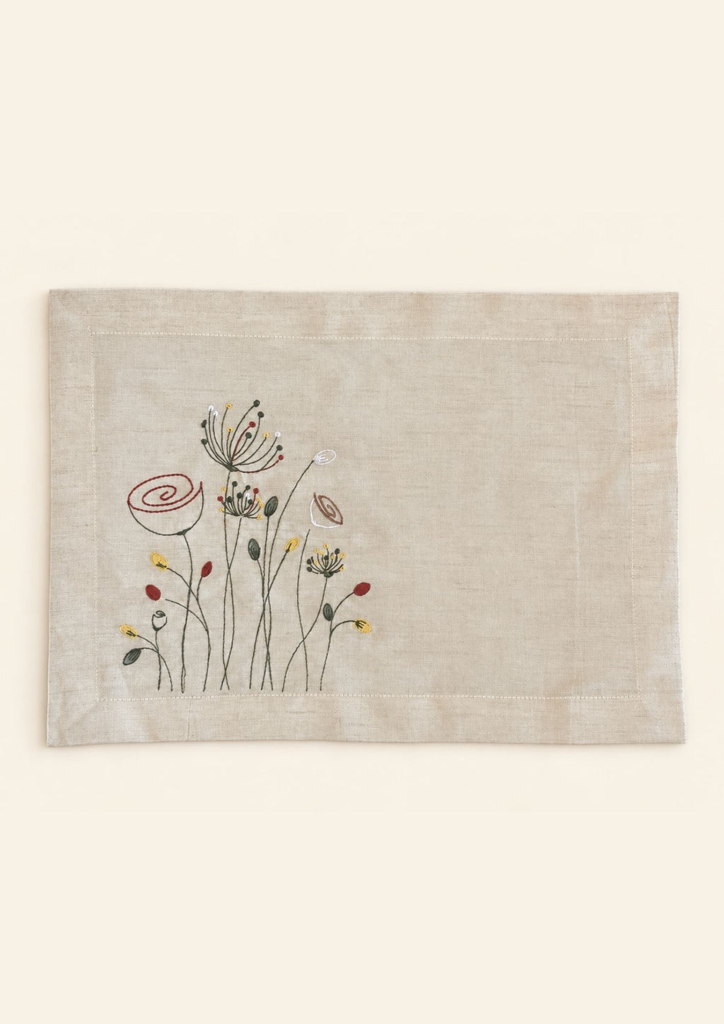 wildflower placemat