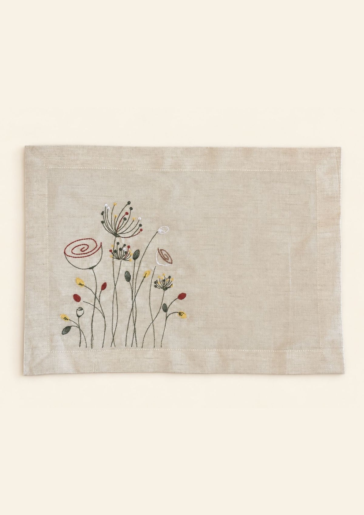 wildflower placemat
