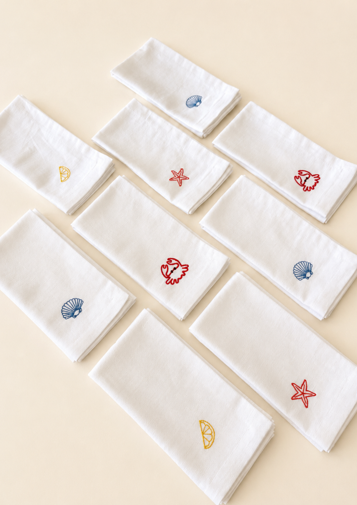 seaside napkin set