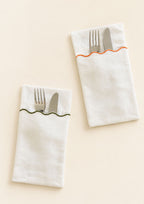 wavy cutlery pocket